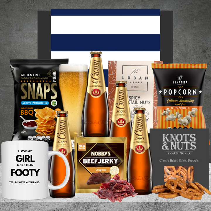 Footy Crown Beer Gift