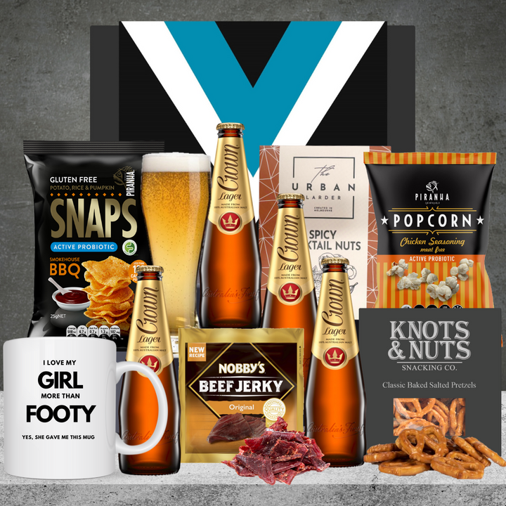 Footy Crown Beer Gift Port Adelaide