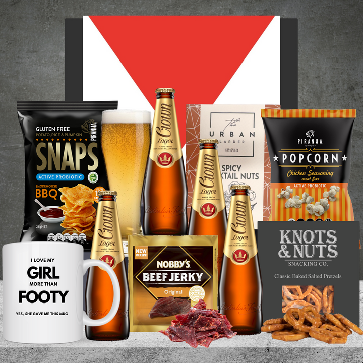 Footy Crown Beer Gift
