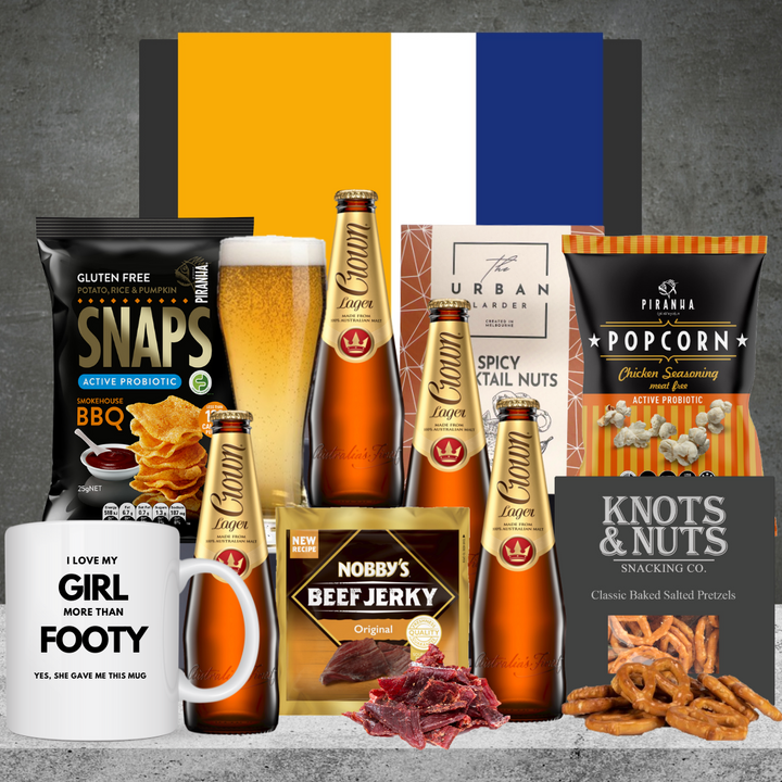 Footy Crown Beer Gift WC Eagles