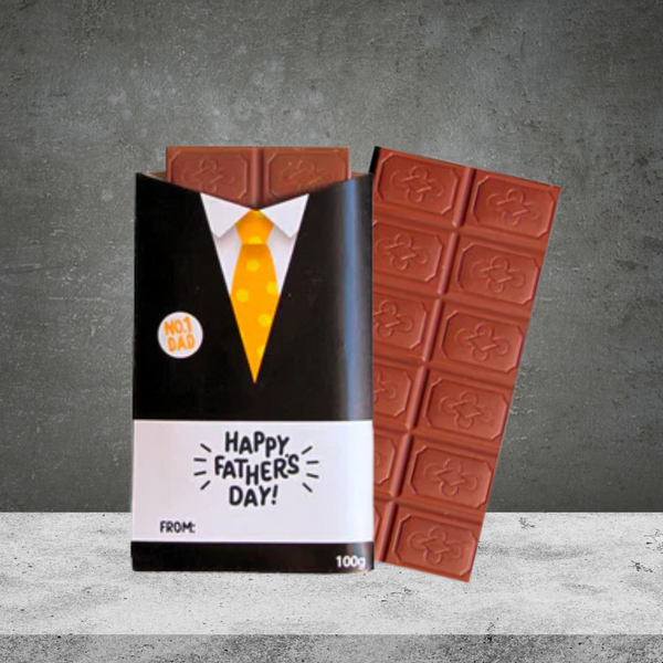 Freckleberry Father’s Day Assorted Chocolate Blocks - Suit Sleeves