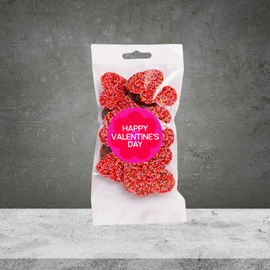 Freckleberry Milk Chocolate Freckles Red Hearts 130g