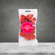 Freckleberry Milk Chocolate Freckles Red Hearts 130g