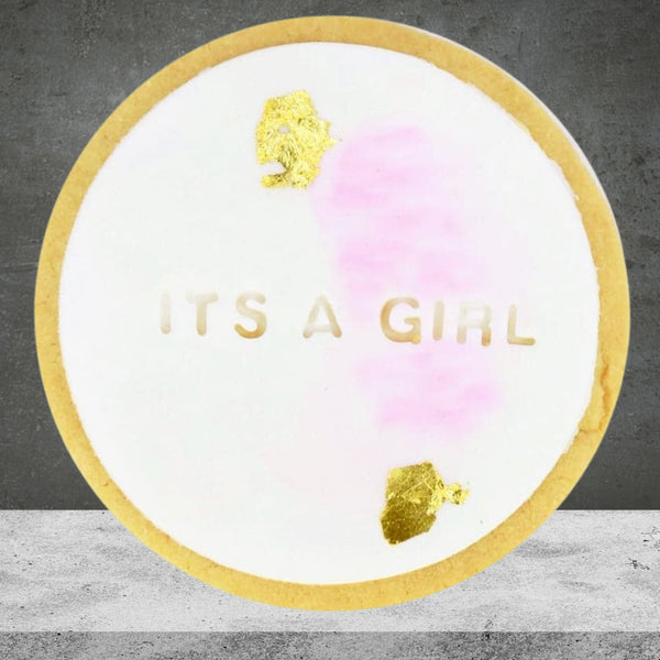 It's A Girl Handmade Cookie