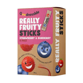 Goodness Me Fruit Sticks Strawberry/Blueberry Duo 120g