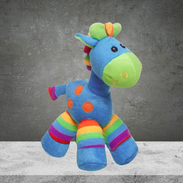 Gerry Giraffe Aqua Blue Soft Toy