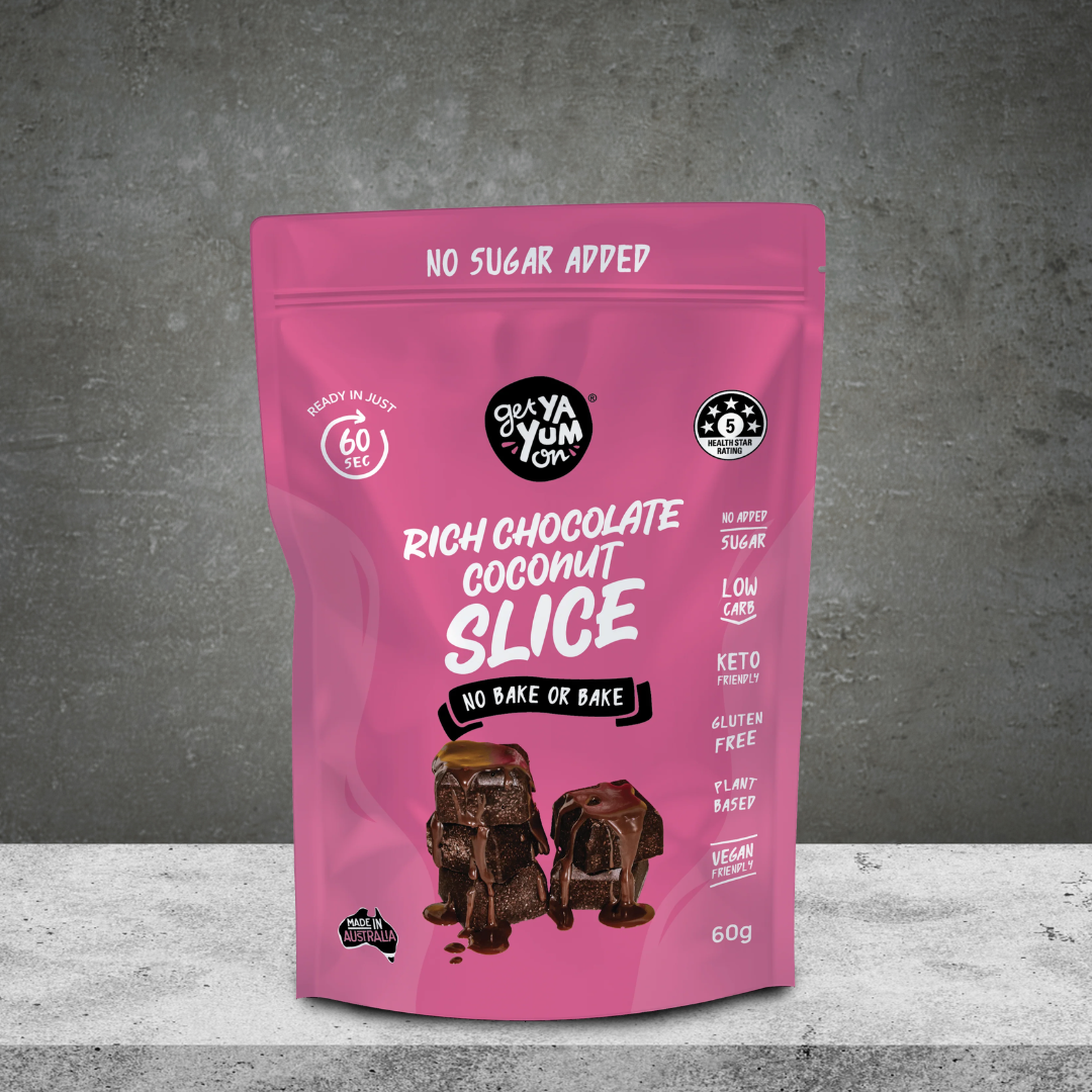 Get Ya Yum On Rich Chocolate Coconut Slice 60g