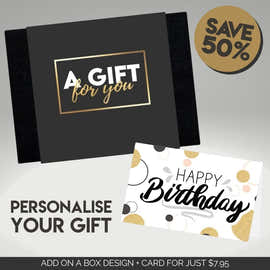Gift For You Sleeve + Birthday Card