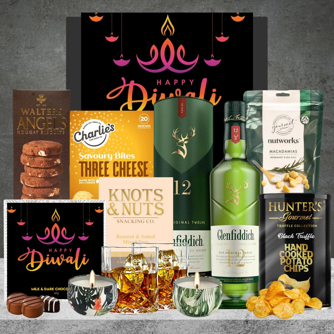 Glenfiddich Diwali Whisky & Snack Hamper Featured Image