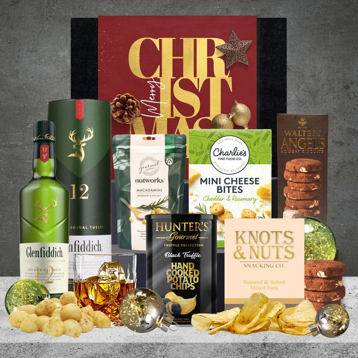 Glenfiddich Whiskey Christmas Hamper Featured Image 