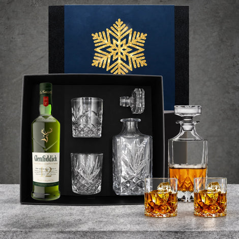 Glenfiddich Whiskey Decanter Christmas Hamper