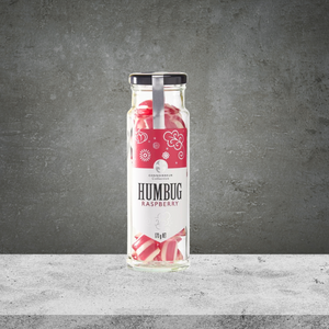 Gourmet Merchant Raspberry Humbugs 170g