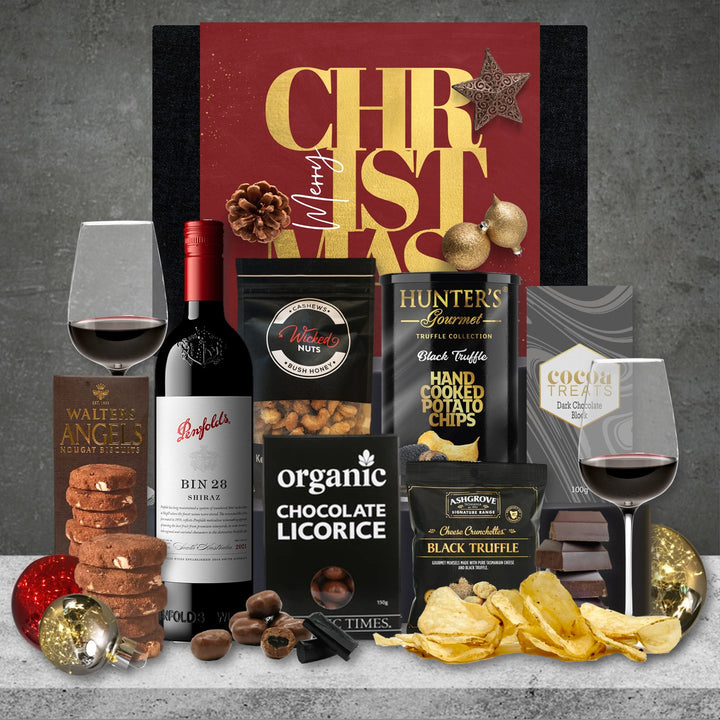 Gourmet Christmas Hamper With Penfolds Featured Image