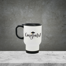 Graduation travel mug