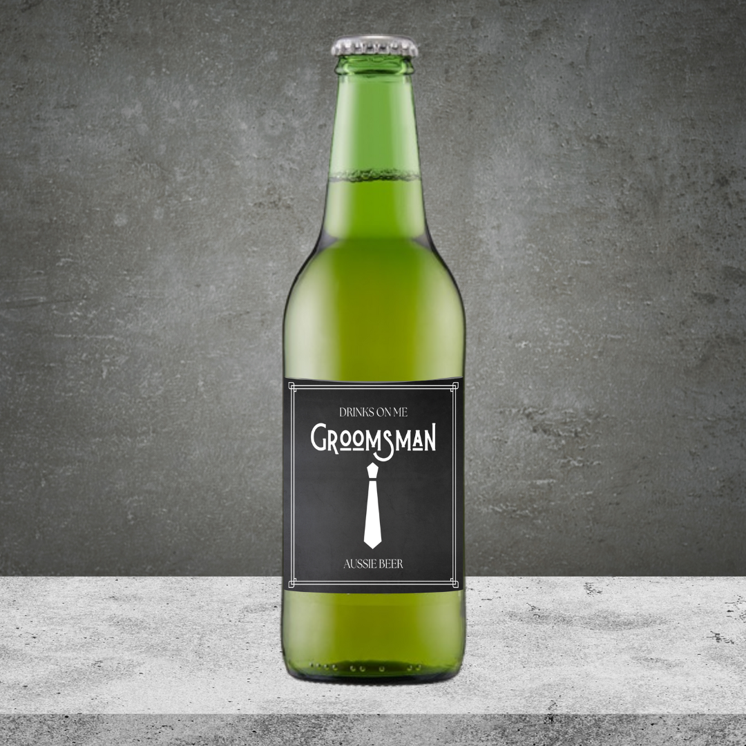 Groomsman Label Australian Beer 330ml