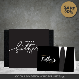 Father's Day Sleeve + Father's Day Tie Card Bundle