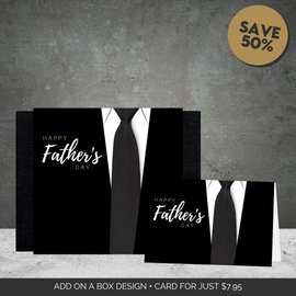 Father's Day Tie Sleeve + Father's Day Tie Card Bundle