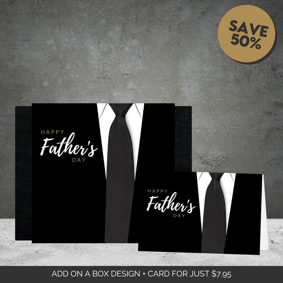 Father's Day Tie Sleeve + Father's Day Tie Card Bundle