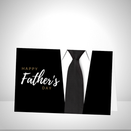 Fathers Day Tie Greeting Card