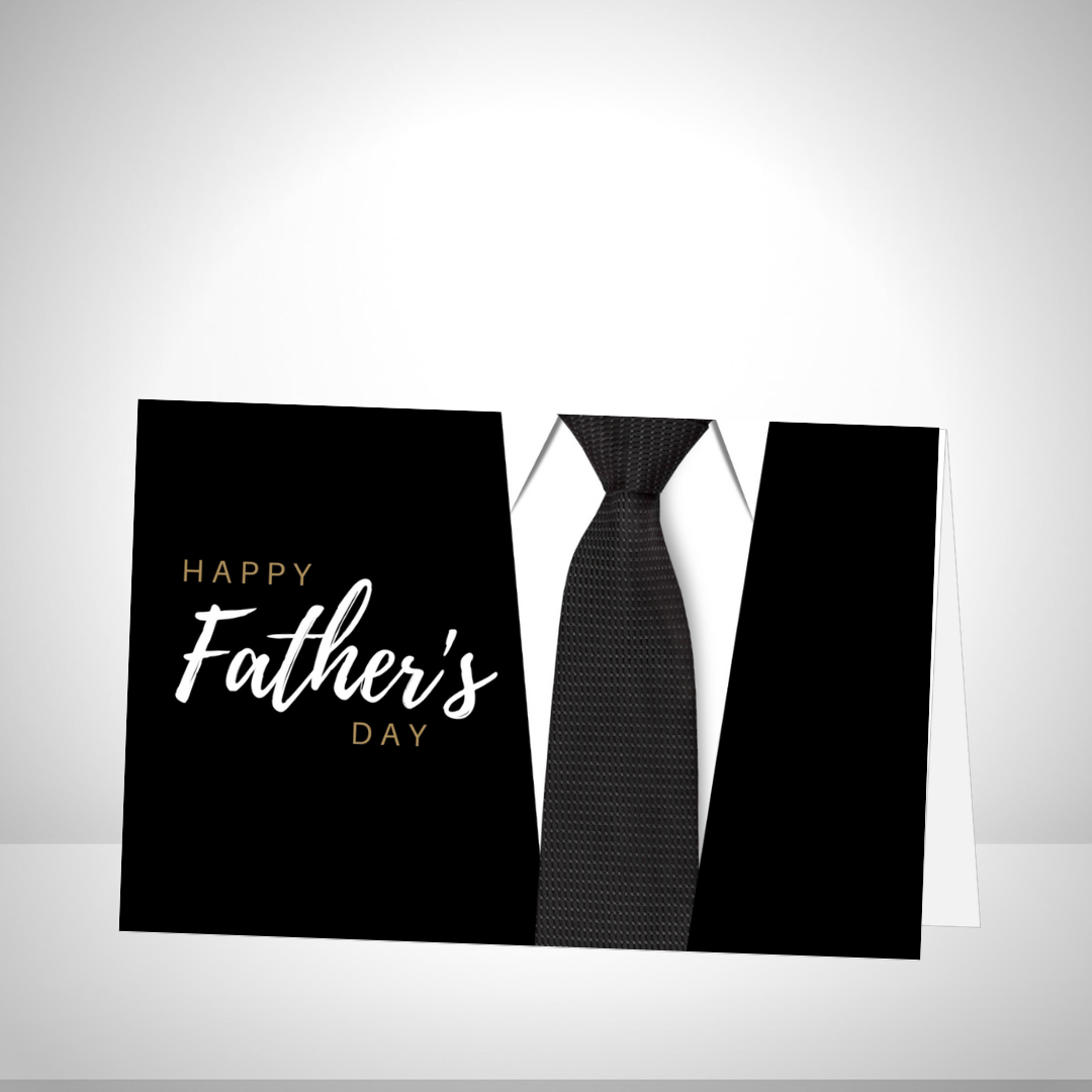 Fathers Day Tie Greeting Card