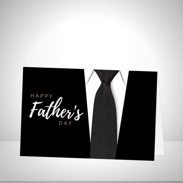 Fathers Day Tie Greeting Card