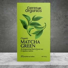 Ceres Organic Matcha Green Tea 20pk