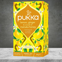 Pukka Organic Lemon, Ginger & Manuka Honey Tea 20pk
