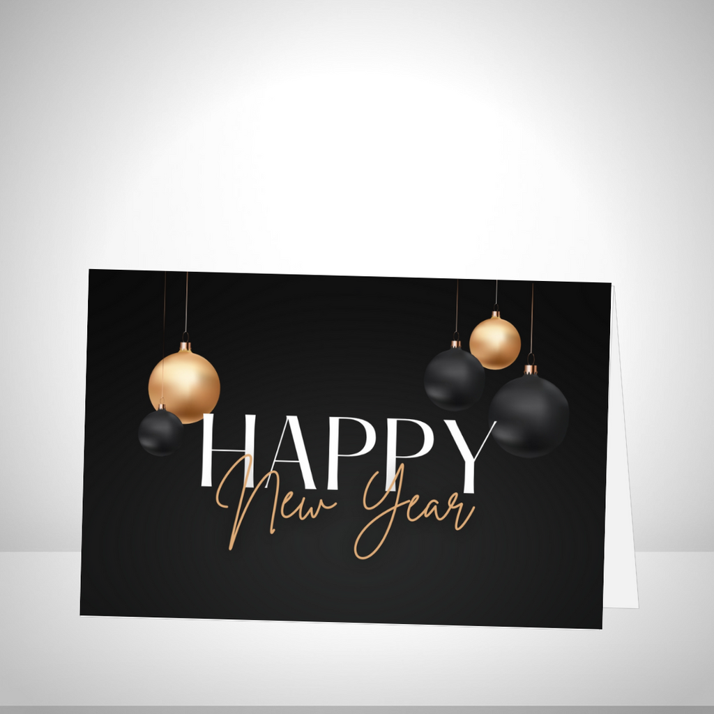 Happy New Year Greeting Card