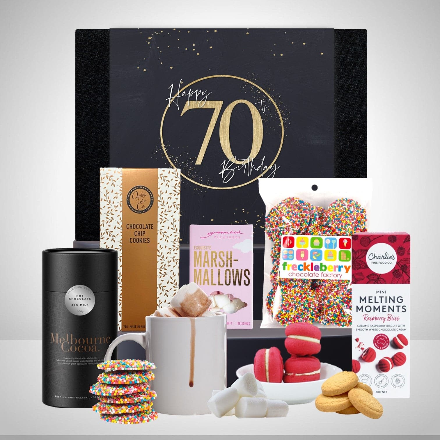 Happy 70th Deluxe Hot Chocolate Hamper