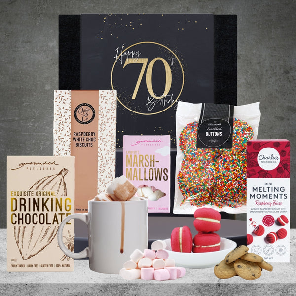 Happy 70th Deluxe Hot Chocolate Hamper