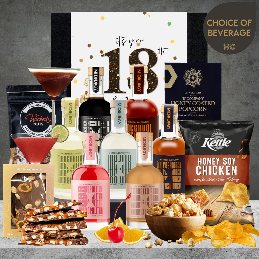 Happy 18th Cocktail Choice Hamper