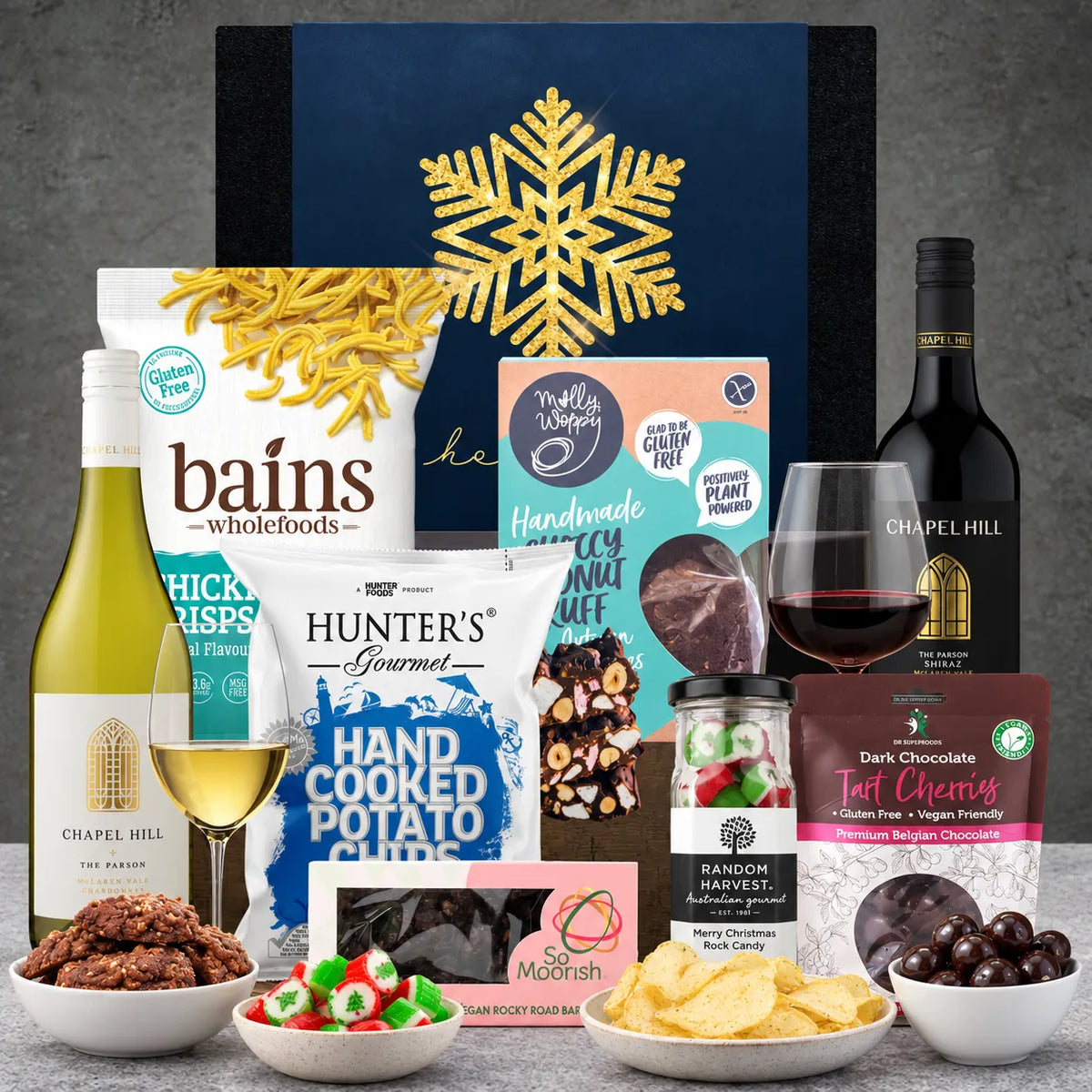 Chapel Hill Vegan Christmas Wine Hamper
