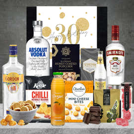 Happy 30th Birthday Vodka & Gin Hamper