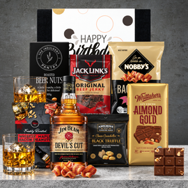 Bourbon For Him Birthday Hamper