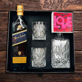 Luxury Valentines Hamper With Johnnie Walker Blue