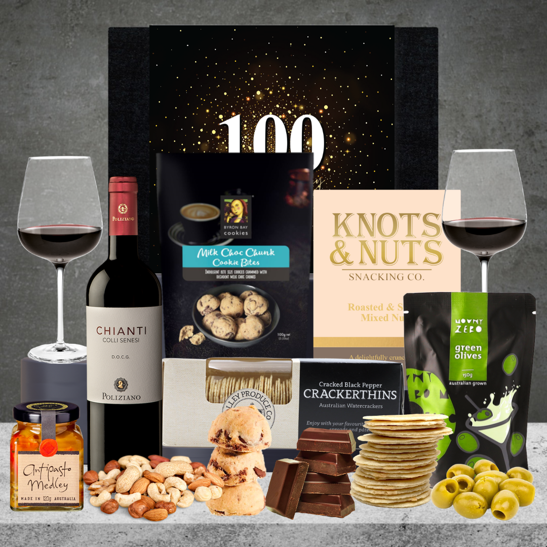 Happy 100th Birthday Italian Red Wine Hamper