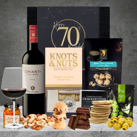 Happy 70th Birthday Premium Italian Wine Hamper