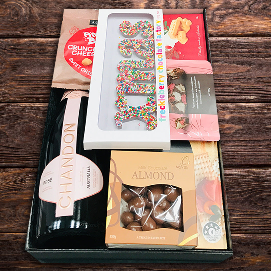 Christmas Hamper With Chandon Rose