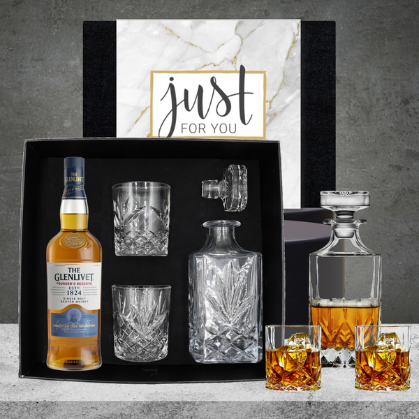 Glenlivet Whiskey Decanter Gift Hamper