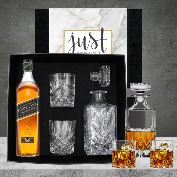 Johnnie Walker Black Decanter Gift Hamper