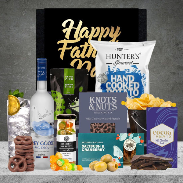 Grey Goose & Snacks Hamper for Dad