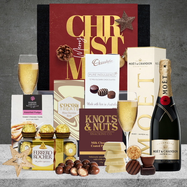 Moet Champagne & Chocolate Christmas Hamper