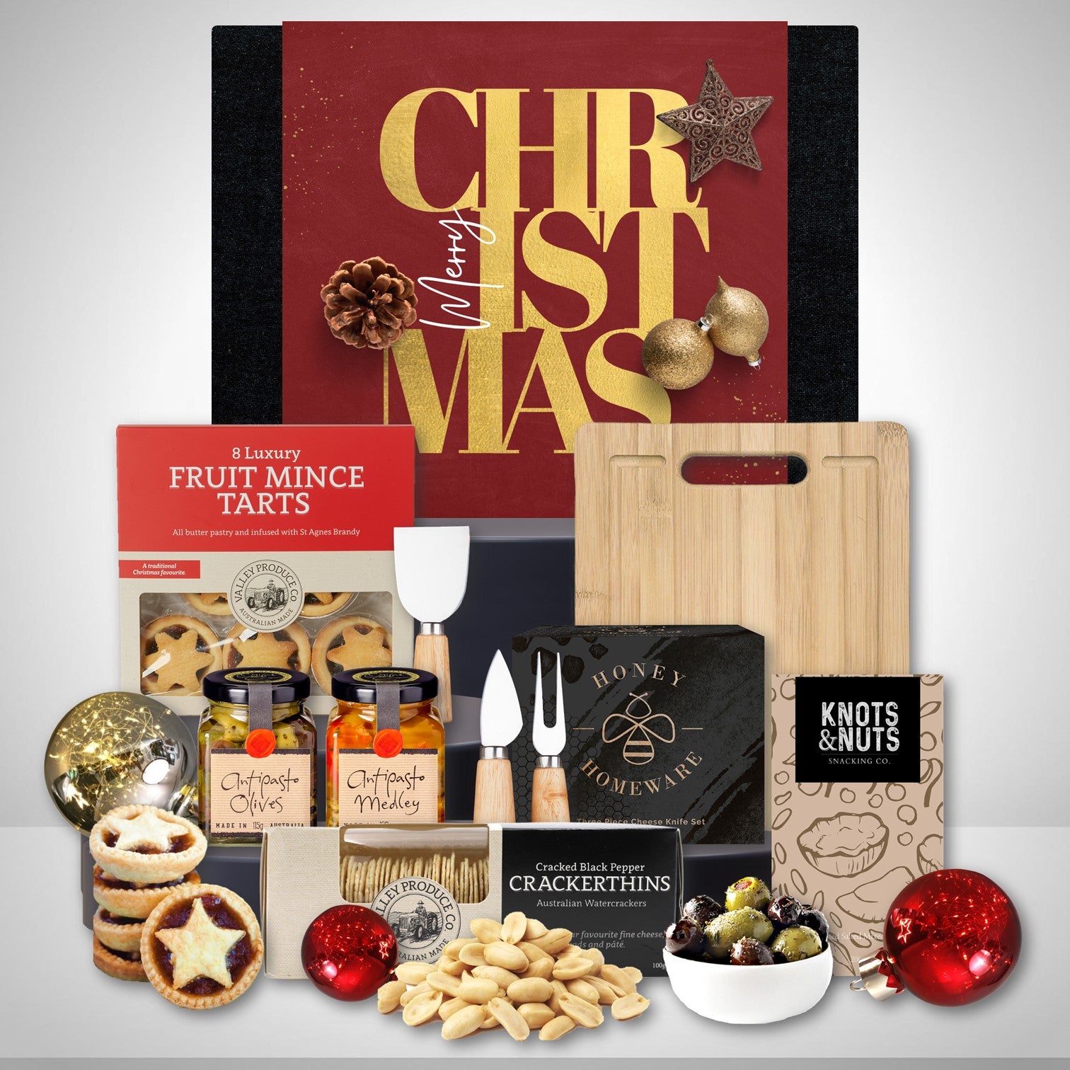 Buy Antipasto Christmas Crackers Hamper Hampers Galore