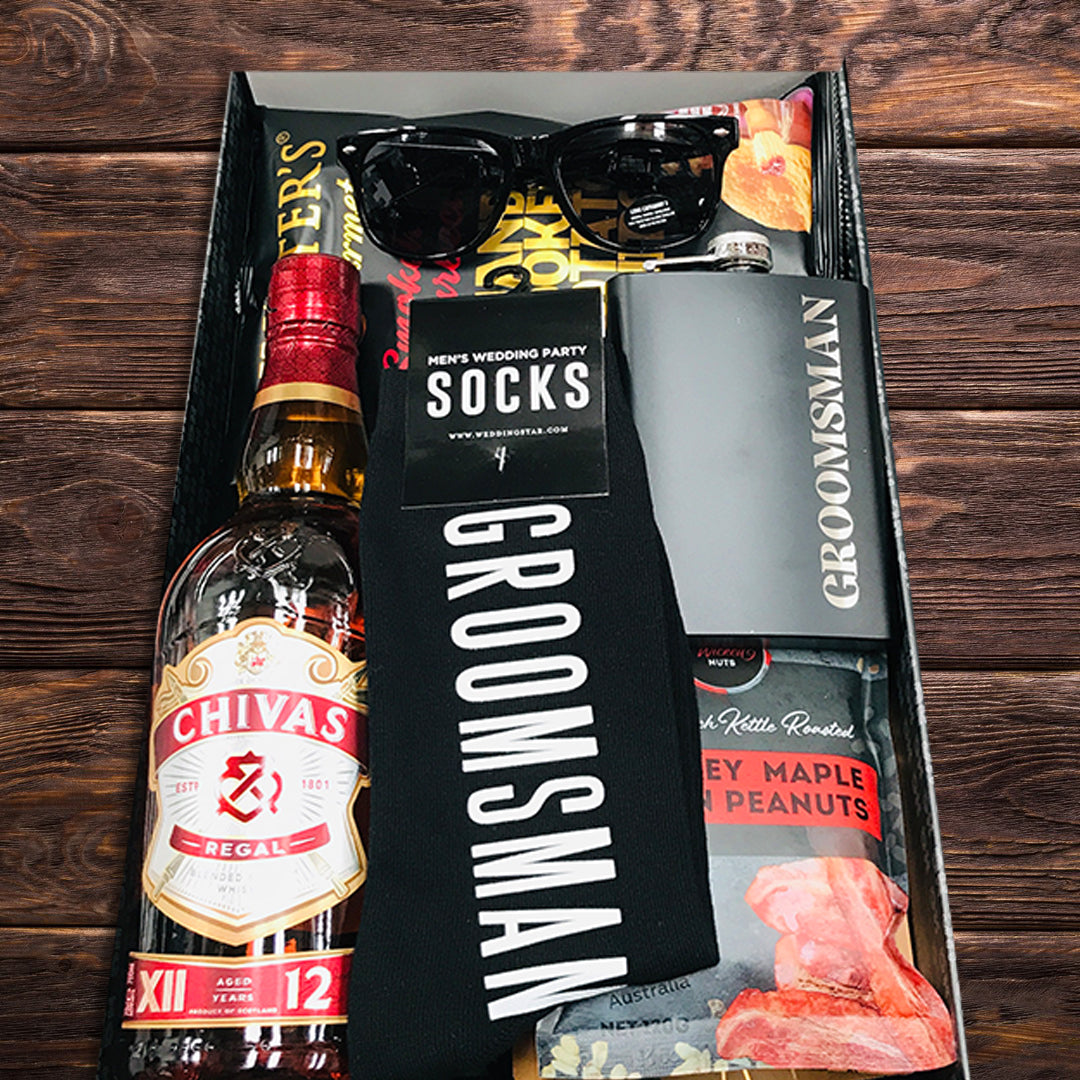 Suit Up Groomsman Hamper