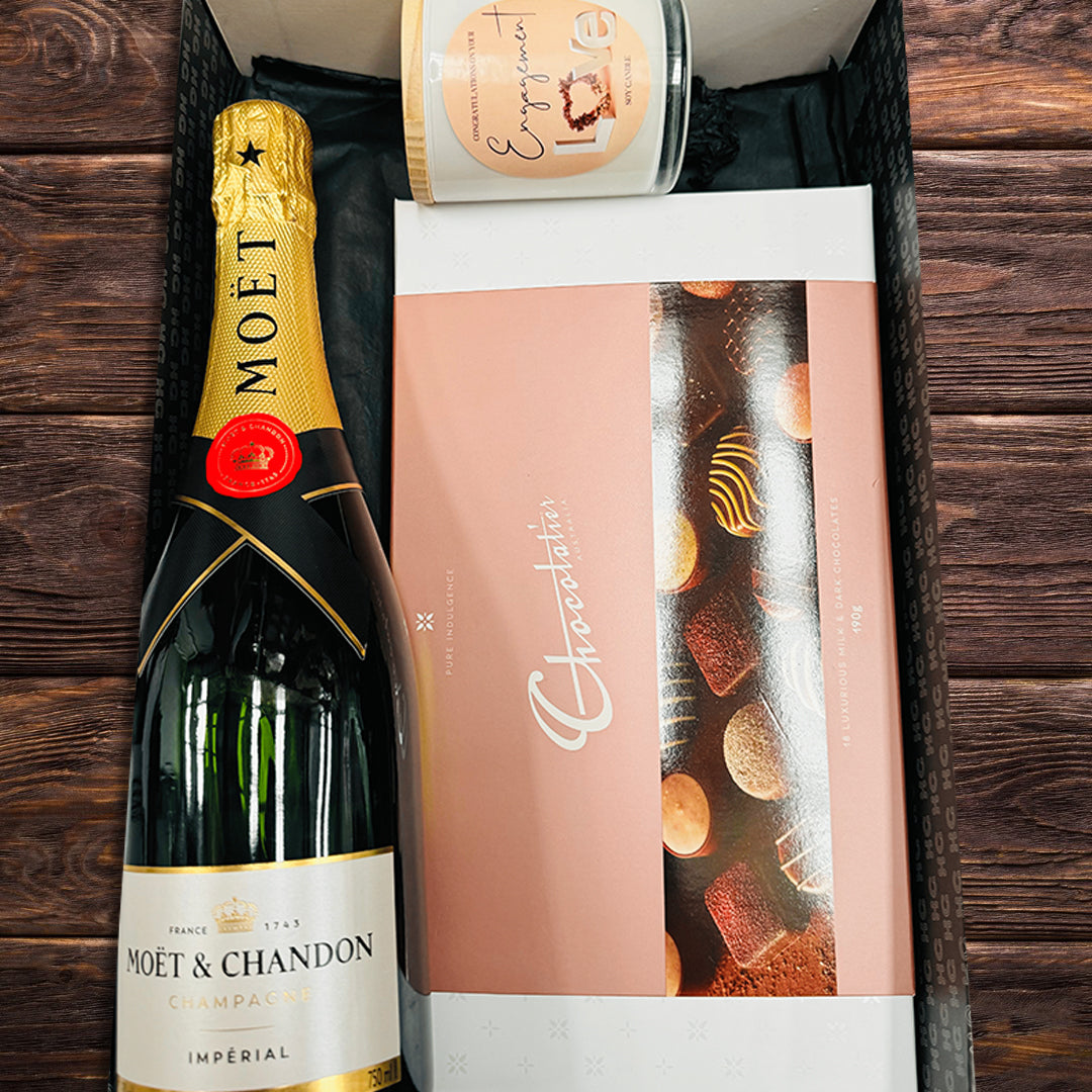 A Moet Engagement Hamper