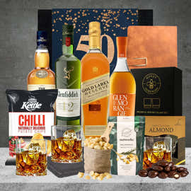 Happy 50th Birthday Premium Whiskey Hamper