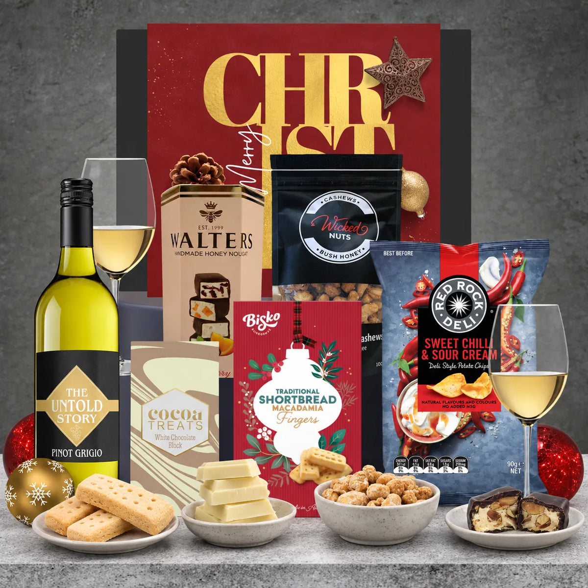 Pinot Grigio Christmas Hamper For Her
