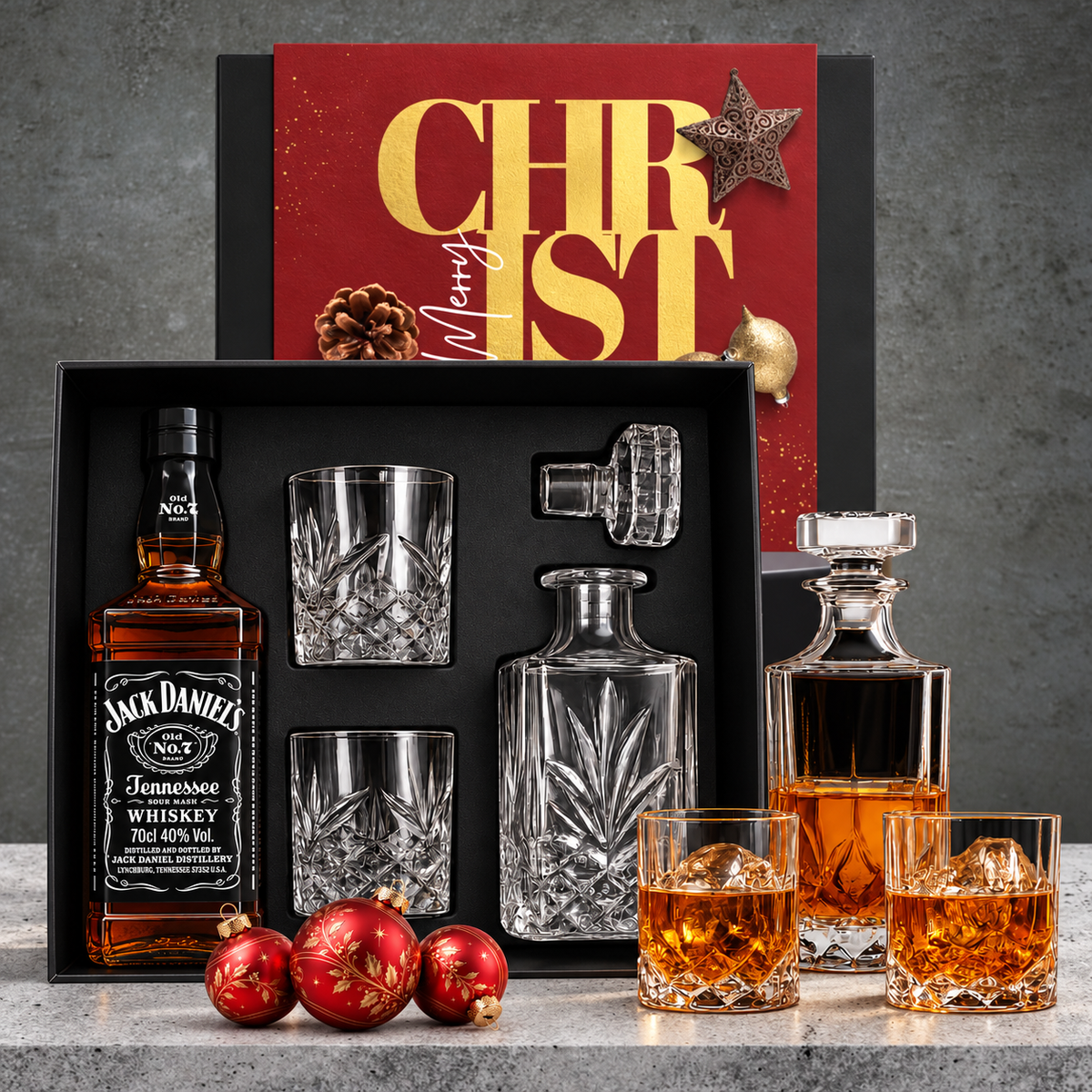 Christmas Whisky Decanter Hamper