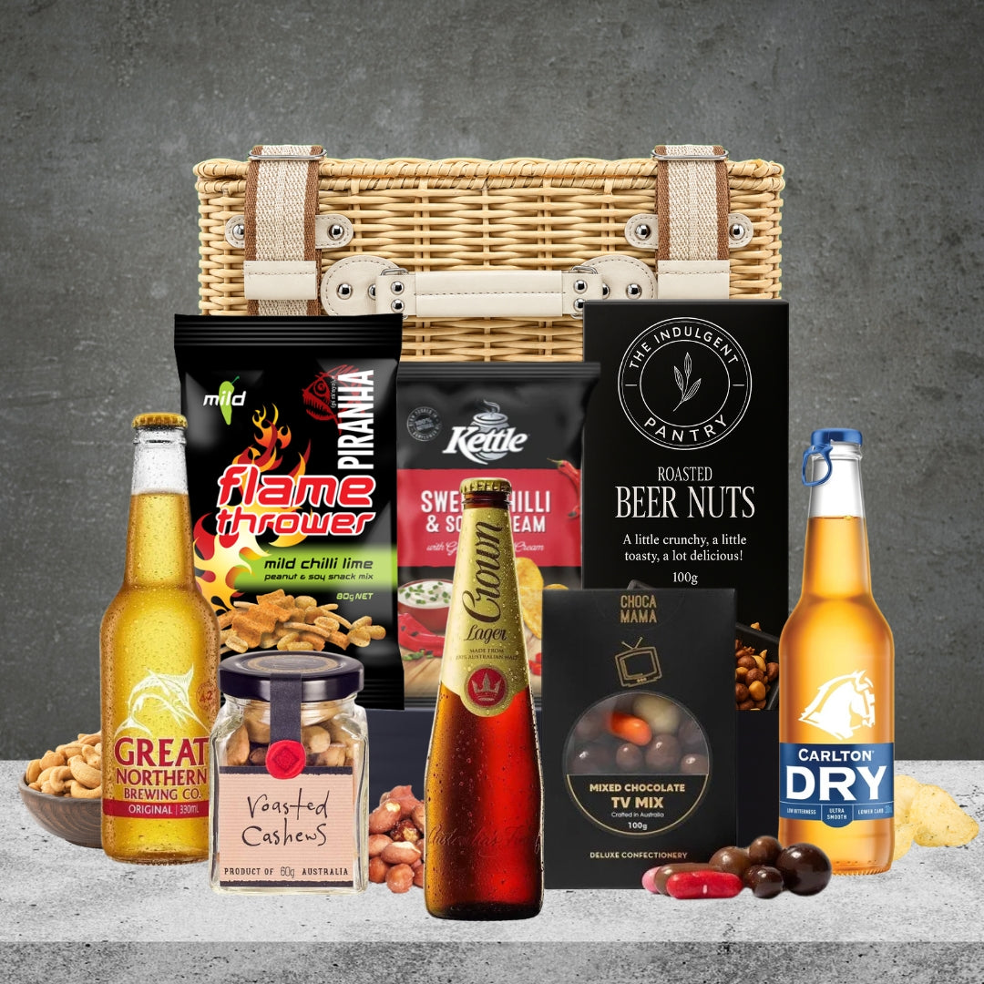 Aussie Beer Hamper Basket