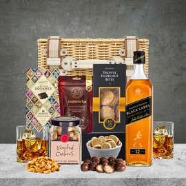 Johnnie Walker Black Hamper Basket